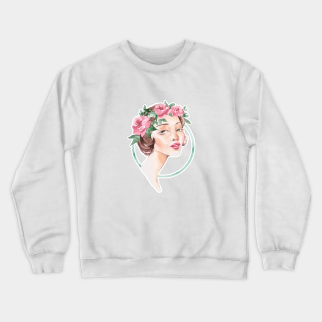 Summer girl Crewneck Sweatshirt by Gribanessa